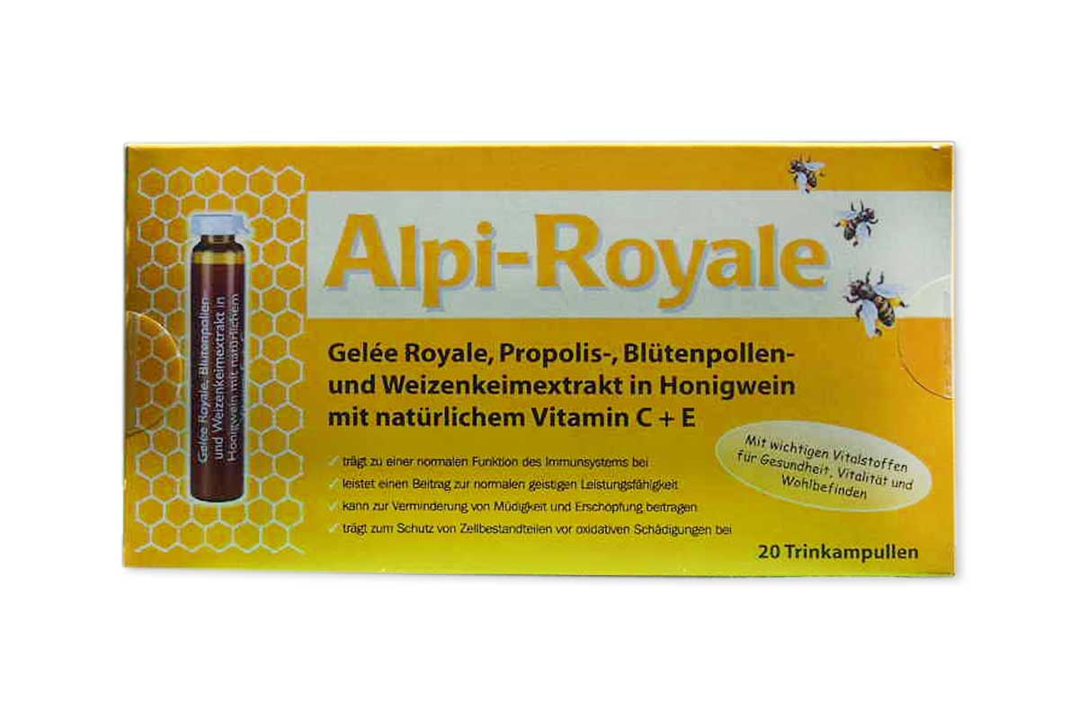 Alpi Royale mit Alkohol