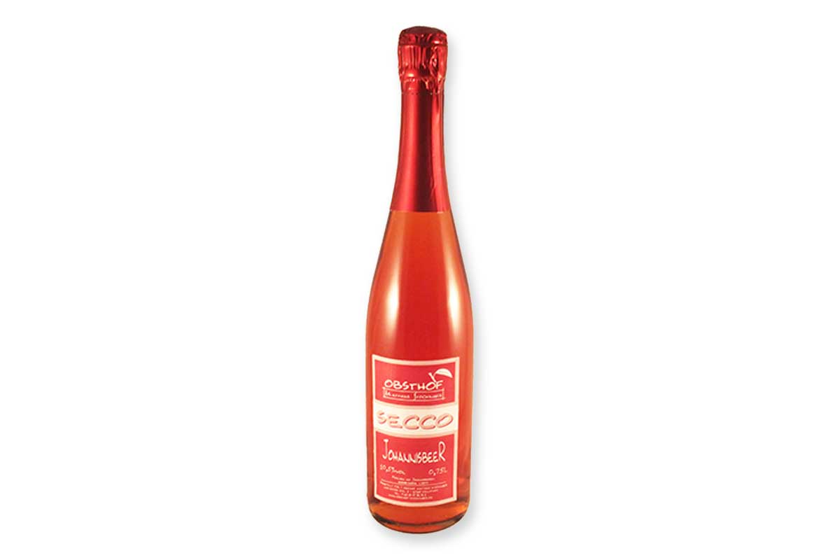 Roter Johannisbeer-Secco