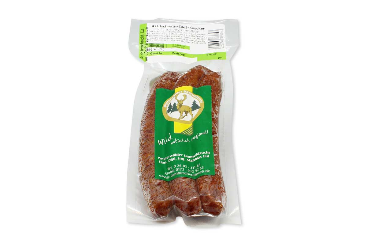 Wildschwein-Edel-Knacker