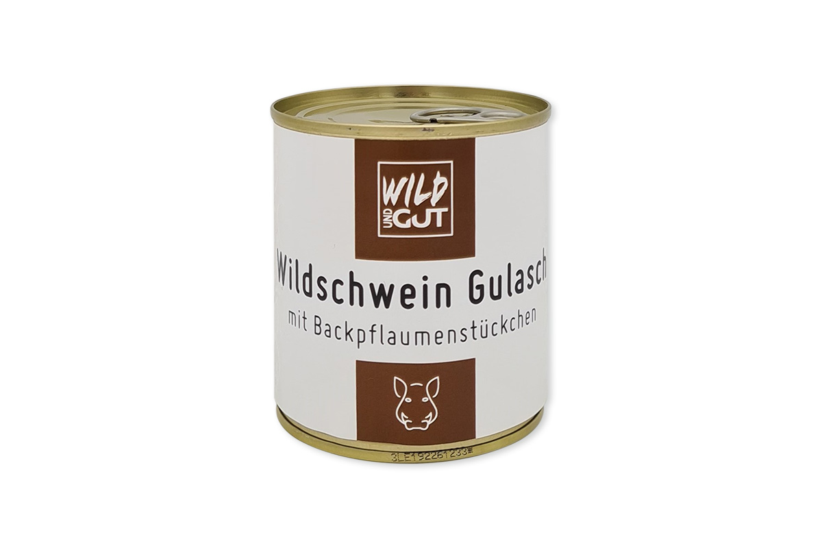Wildschwein Gulasch - mit Backpflaumenstückchen