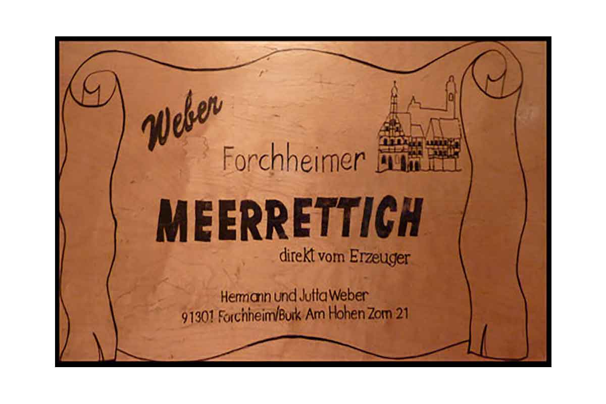 Forchheimer Meerrettich Weber