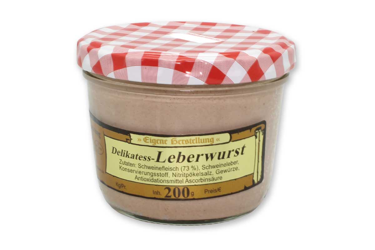 Delikatesse-Leberwurst